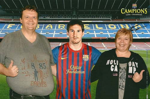 Ben Papenburg & Marlies Aarden met Messi