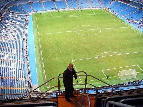Vanaf het hoogste punt in Bernabeu (de heer Bil)