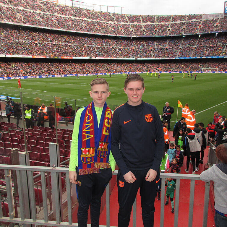 Familie Dral, FC Barcelona - Getafe CF